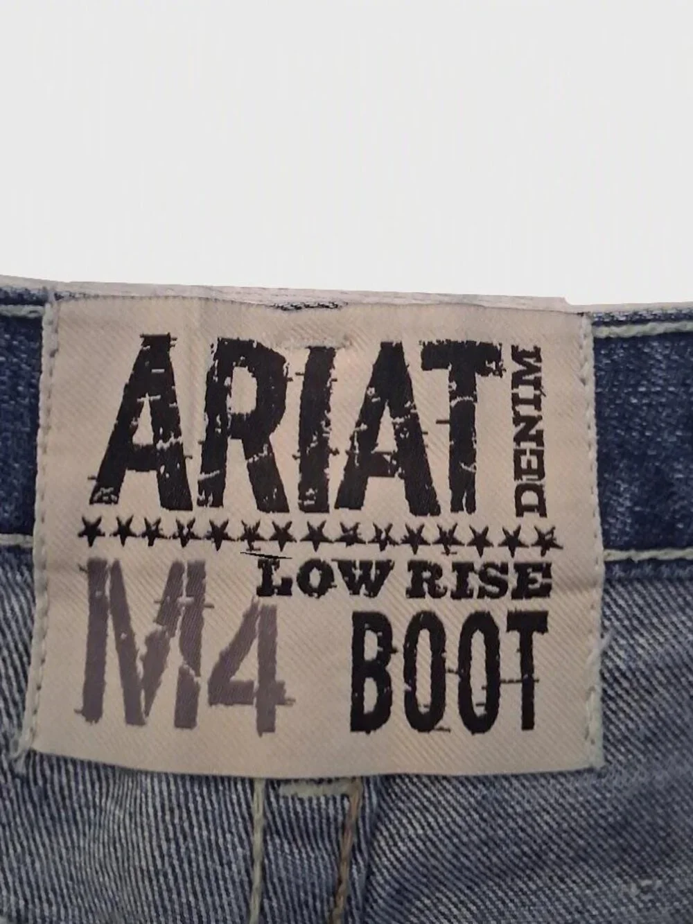 Ariat M4 Low Rise Bootcut Jeans Men’s 32x32 Blue Denim Y2K Streetwear Western